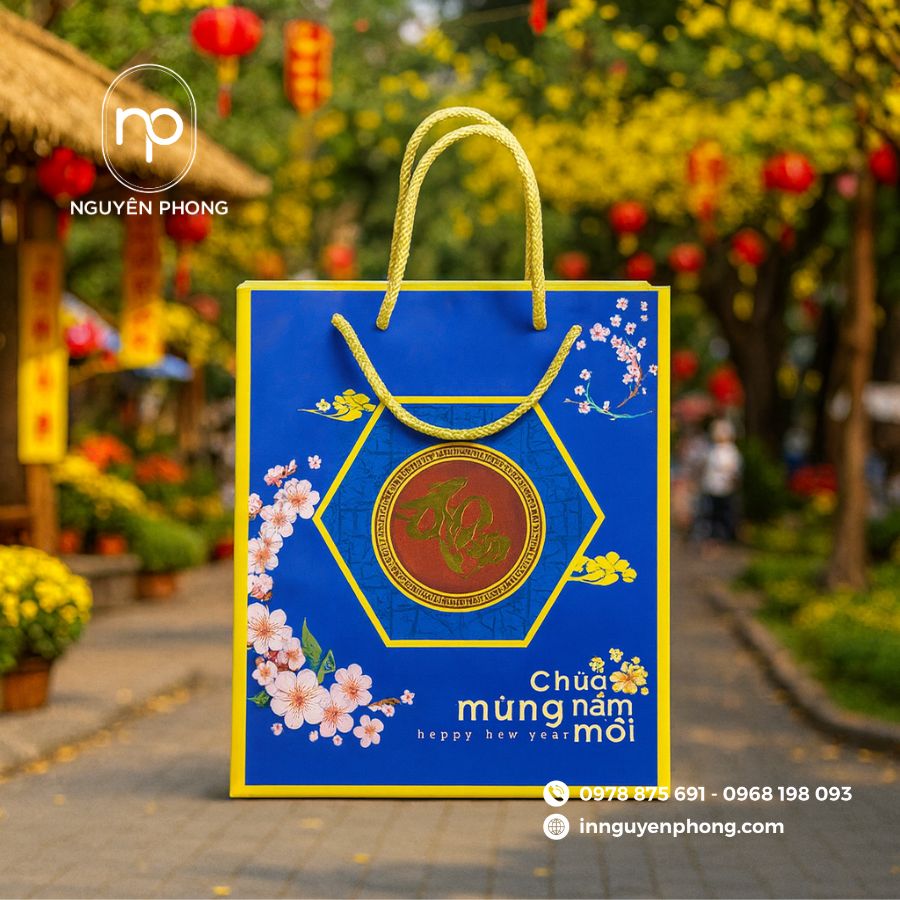 In túi giấy đựng quà tết tại TPHCM giá rẻ